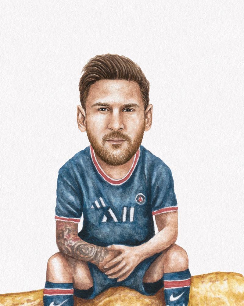 ASMR drawing Lionel Messi / how to draw lionel messi from PSG football club  - YouTube